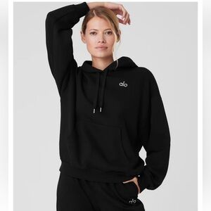 Alo Black Accolade Hoodie. Size XS.